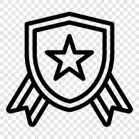 badge, badges, identification, security icon svg