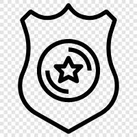 badge, badges, wearing, clothing icon svg