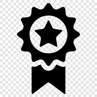 badges, awards, recognition, honor icon svg