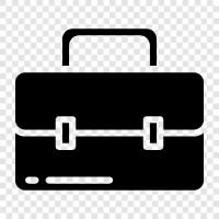 bag, briefcase, laptop, work icon svg