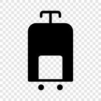 baggage, travel, suitcase, duffel bag icon svg