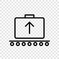 baggage, baggage claim, luggage, luggage claim icon svg