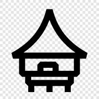 bahasa indonesia, tradisional indonesian house, indonesian traditional house icon svg