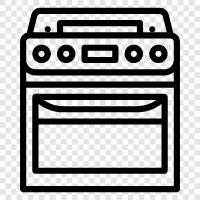 bake, cook, ovens, convection icon svg