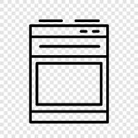 bake, cook, oven, cooking icon svg