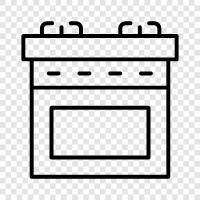 fırın, ocak, bakeware, oven eldiven ikon svg