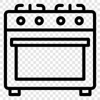 bake, broil, grill, cook icon svg