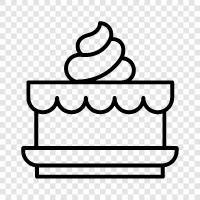 bake, cakewalk, cake mix, cake decorating icon svg