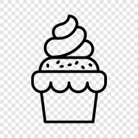 baker, cake, dessert, icing icon svg