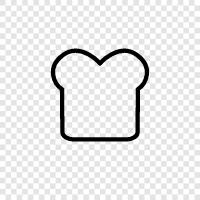 bakery, bread rolls, bread dough, bread maker icon svg