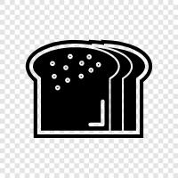 bakery, bread crust, bread dough, bread maker icon svg