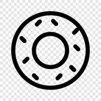 Bäckerei, Donut Shop, Donut, Donut Loch symbol