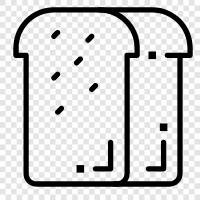 Bäckerei, Brotmacher, Brot, Baguette symbol