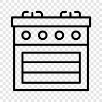 baking, cooking, baking pan, oven rack icon svg