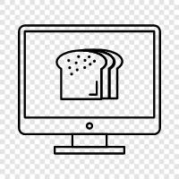 baking, breading, crust, dough icon svg