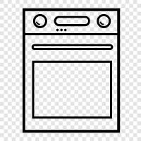 baking, baking supplies, oven cleaner, oven temperature icon svg