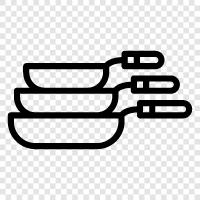 baking pans, cake pans, muffin pans, pie pans icon svg