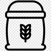 baking powder, sugar, eggs, butter icon svg