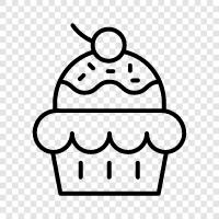 baking, cake, desserts, frosting icon svg