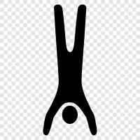 balance, gymnastics, strength, handstand icon svg