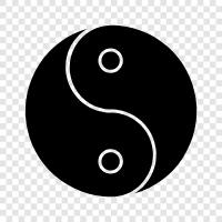 Gleichgewicht, Gegensätze, Komplementär, Harmonie symbol