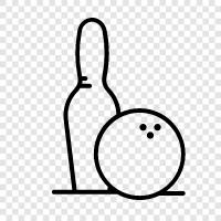 Ball, Alley, Sport, Bowling icon svg