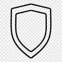 ballistic shield, protective shield, ballistic armor, protective armor icon svg