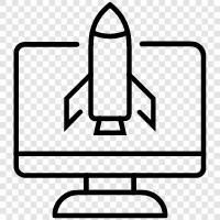 ballistic, ballistic missile, nuclear, nuclear missile icon svg