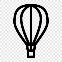 Balloon, Air, Flight, Fun icon svg