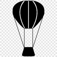 Balloon, Air, Adventure, Fun icon svg