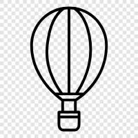 Balloon Flight, Balloons, Flying, AERIALS icon svg