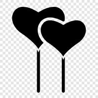 balloon, happiness, love, valentine s day icon svg