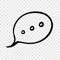 Balloon, Speech, Voice, Audio icon svg