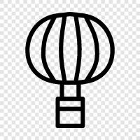 Balloon, Air, Travel, Adventure icon svg