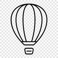 balloon, hot air balloon, luxury balloon, adventure balloon icon svg