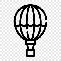 Balloon, Air, Ride, Adventure icon svg