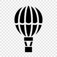 Balloon, Air, Travel, Hot Air Balloon icon svg