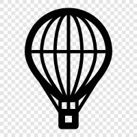 Ballon, Luft, Flug, Reisen symbol