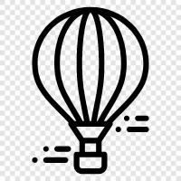 Balloons, Flying, Adventure, Spectacular icon svg