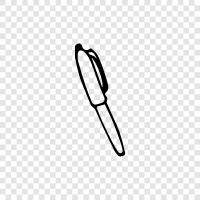 Ballpoint pen, Fountain pen, Pencil, Lead pencil icon svg