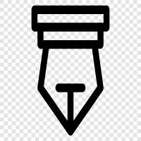 ballpoint pen, writing instrument, writing utensil, penmanship icon svg