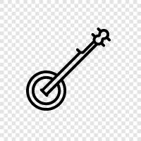 banjo music, banjo player, banjo songs, banjo tabs icon svg