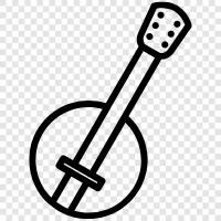 banjo music, banjo player, banjo songs, banjo tabl icon svg