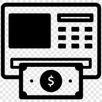 bank, cash, card, financial icon svg