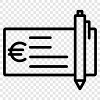 bank, bank account, check, deposit icon svg