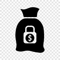 bank, savings, safe, security icon svg