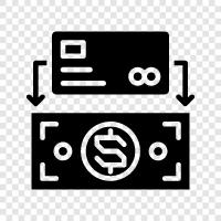 bank cards, debit cards, credit cards, prepaid cards icon svg