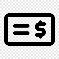 bank deposit, bank transfer, check deposit, check transfer icon svg