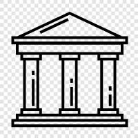 bank, architecture, financial institution, skyscraper icon svg