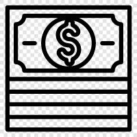 Bank, Debt, Investing, Money icon svg